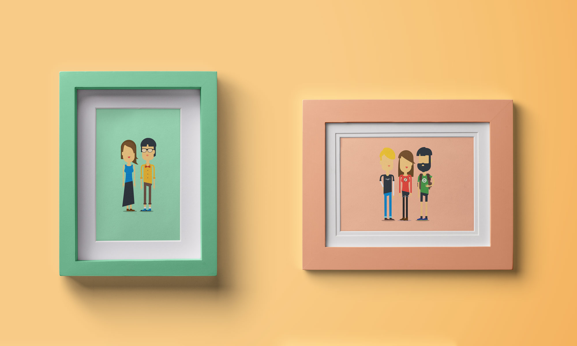People Graphics in Frames 1