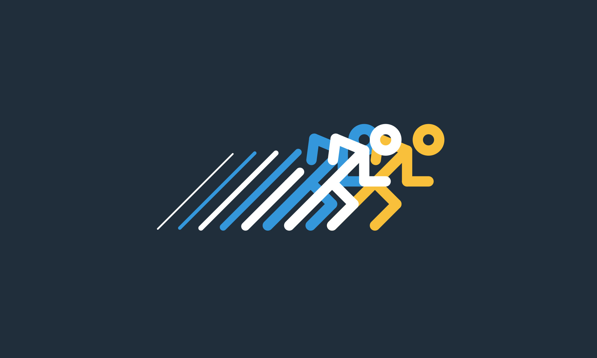 Stick Figure Running Graphic 1