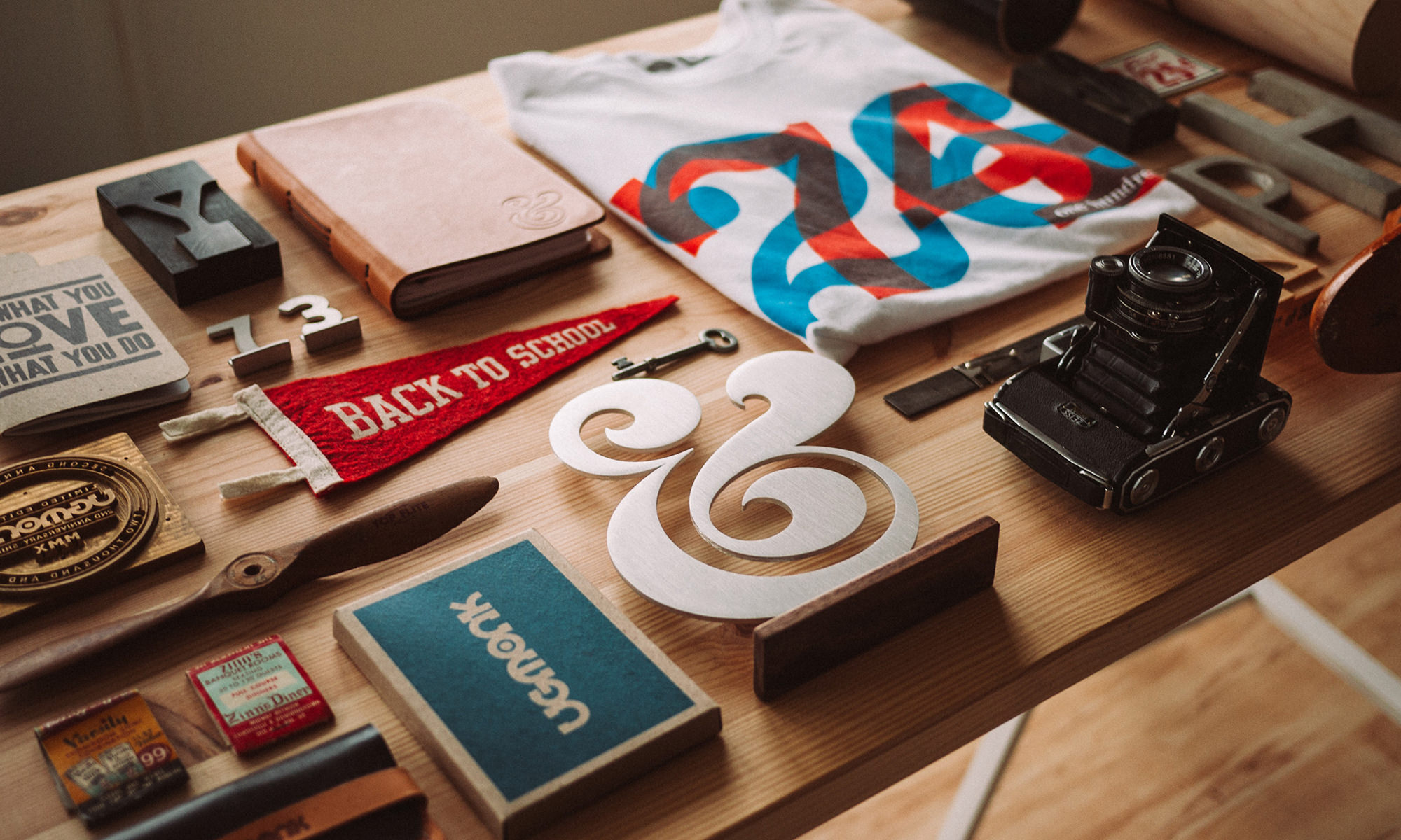 Branded Items on Table 1